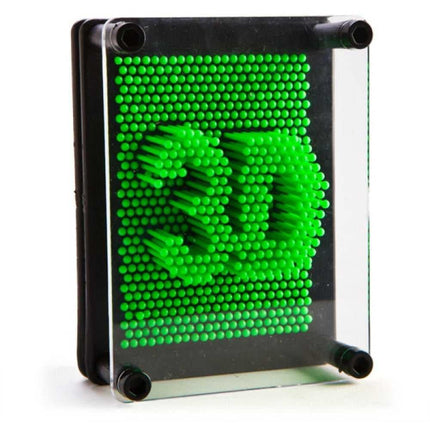 Green Neon Pin Art - Sensory Circle