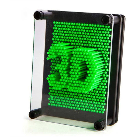 Green Neon Pin Art