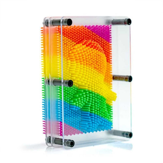 Large Rainbow Pin Art