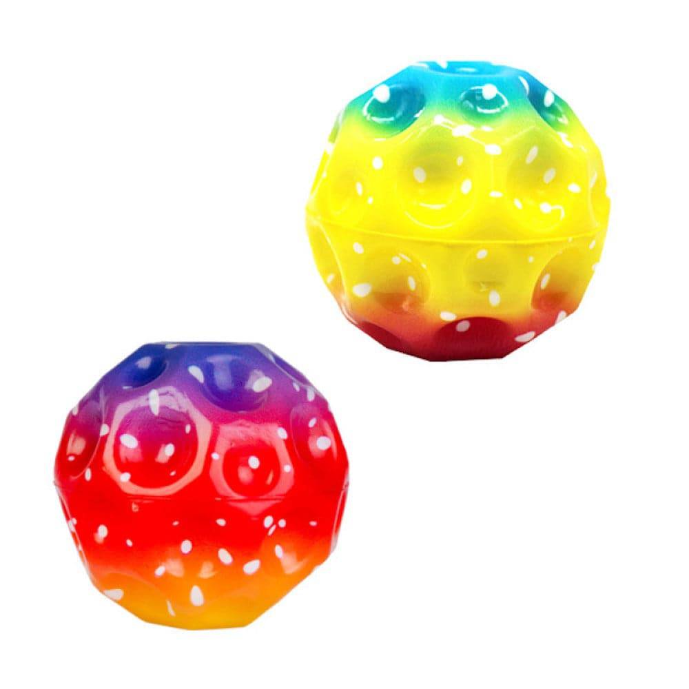 Bouncing Rainbow Asteroid Ball - Sensory Circle