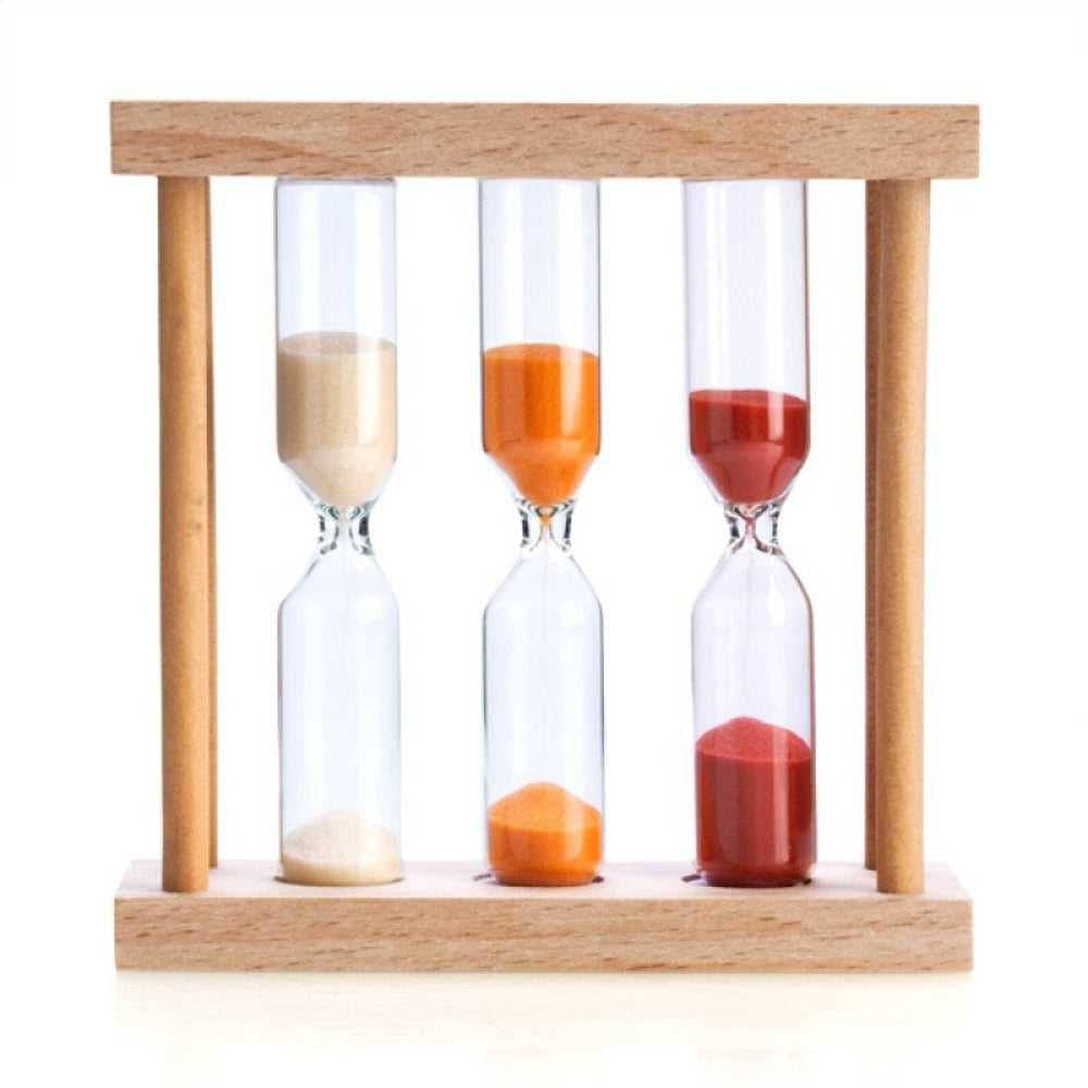 3-in-1 Wooden Sand Timer - Sensory Circle