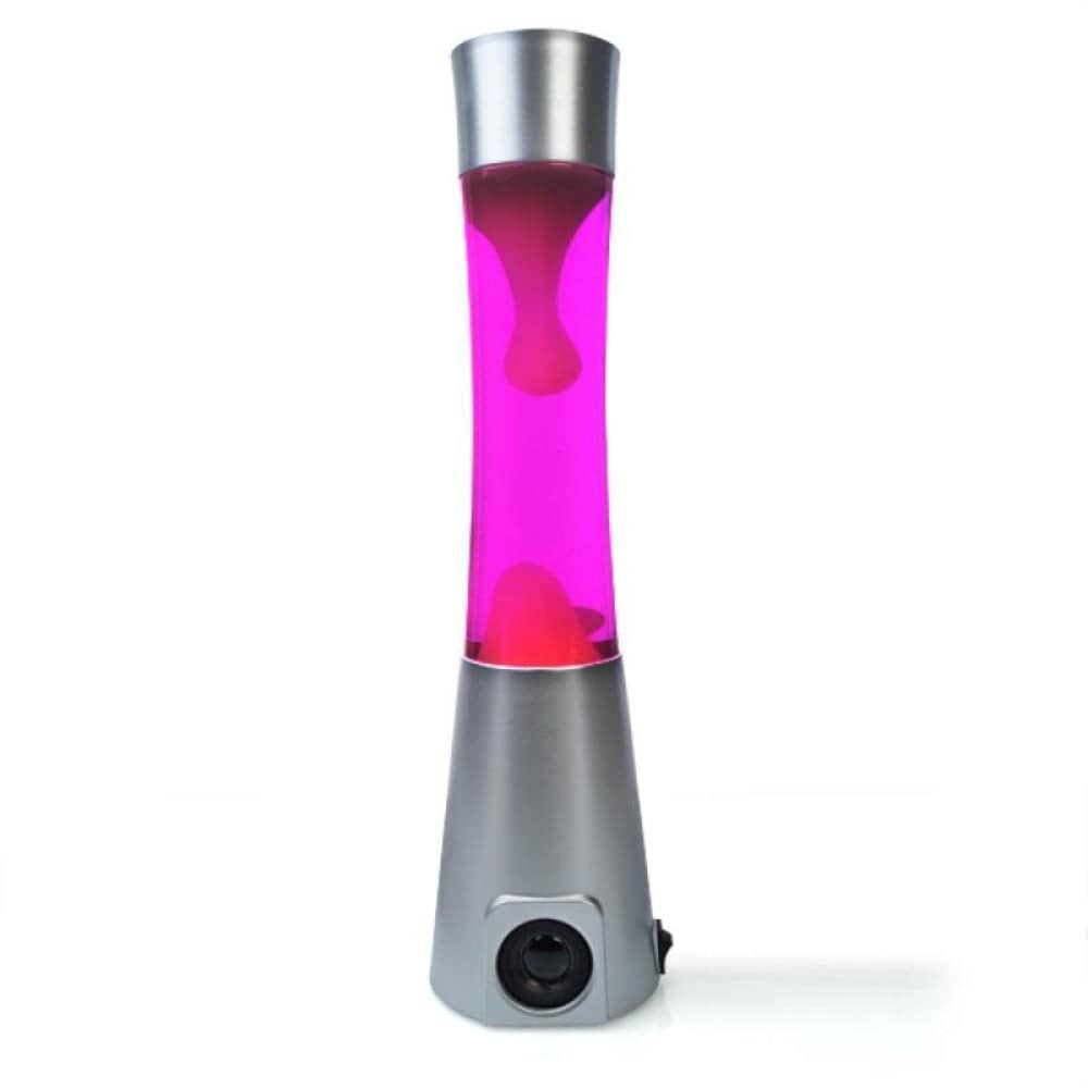 Silver/Pink/White Motion Lamp Bluetooth Speaker - Sensory Circle
