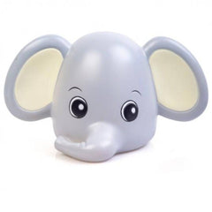 Smoosho's Pals Elephant Table Lamp featuring a cute grey elephant head design with large ears and expressive eyes