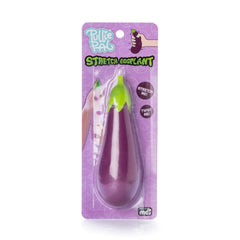 Pullie Pal Stretch Eggplant sensory squishy toy to calm, connect and support with a flexible stretch design.