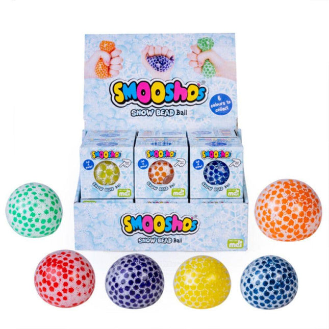 Gel Bead Snow Smooshos Ball - Sensory Circle