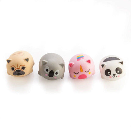 Smoosho's Pets sensory squishy toys featuring a pug, koala, unicorn, and panda for calm and connection.