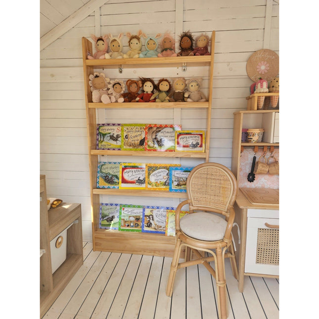 SpaceSaver 80cm Bookshelf with 5 Tier - SolidWood