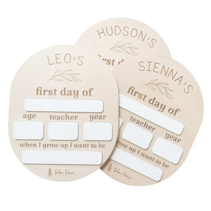 Oval First Day School Board Timber Tinkers