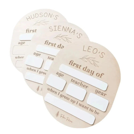 Oval First Day School Board Timber Tinkers