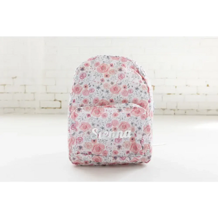 Personalised Kids Backpack - Floral Timber Tinkers