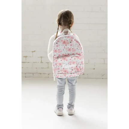 Personalised Kids Backpack - Floral Timber Tinkers
