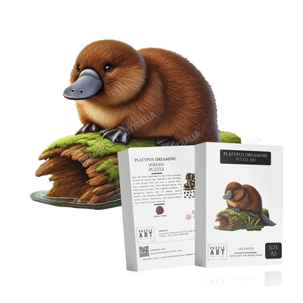 Platypus Dreaming Wooden Puzzle