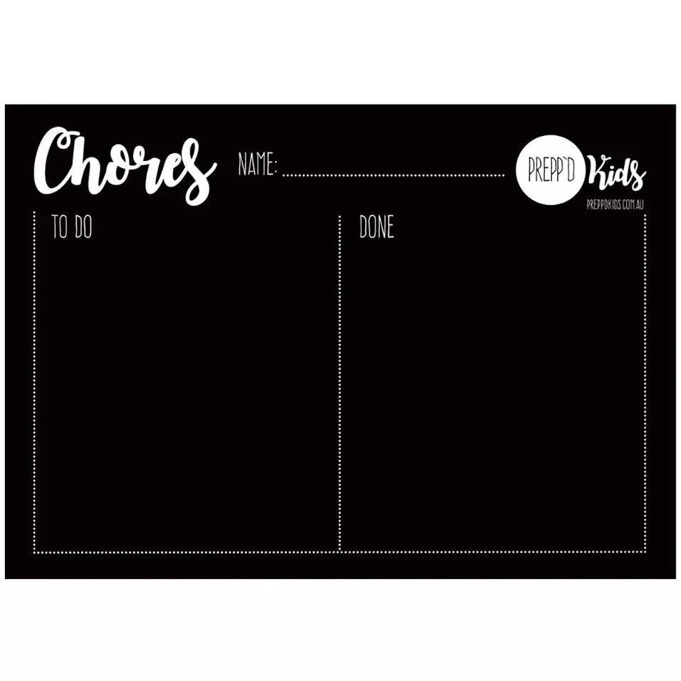 Chore Chart Set (A4) - Sensory Circle