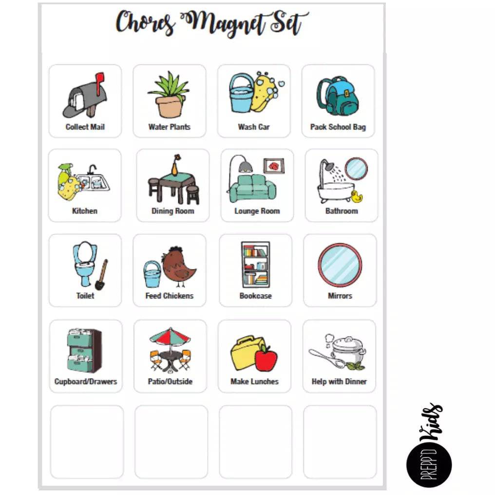 Chore Chart Set (A4) - Sensory Circle