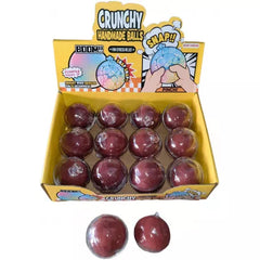 Squishy Wax Cracking Crispy Chocolate Ball sensory fidget toy display