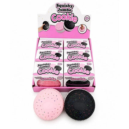 Squishy Jumbo Cookie (Assorted) sensory squishy fidget toys in assorted colours