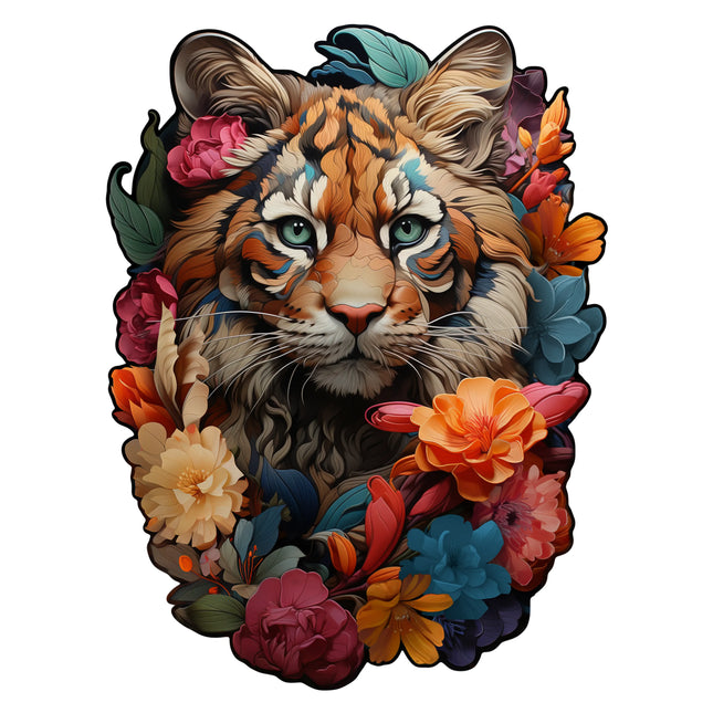 Tiger Wooden Puzzle - Sensory Circle