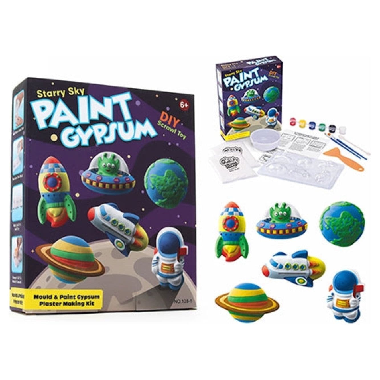 Mould & Paint Gypsum Plaster Kit - Space - Sensory Circle