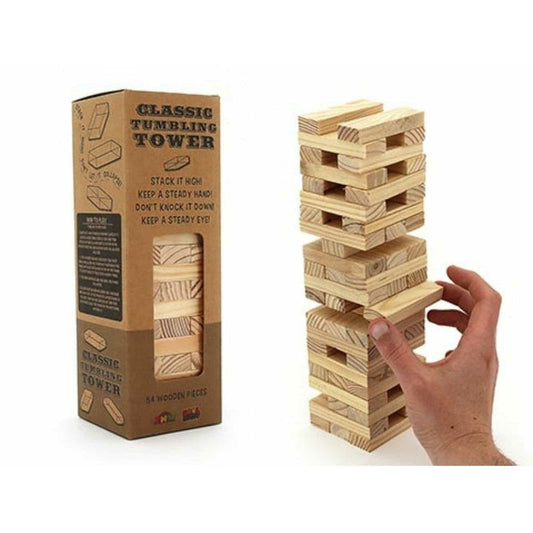 Wooden Tumbling Tower In Box
