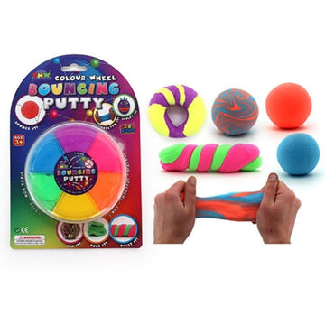 Bouncing Rainbow Putty - Sensory Circle
