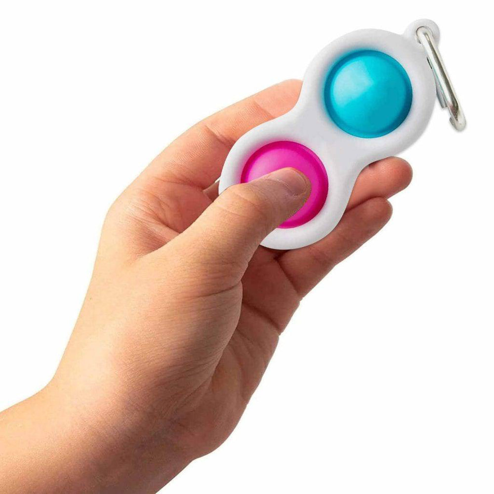 Simple Dimple Pop It Fidget Toy Keyring - Sensory Circle