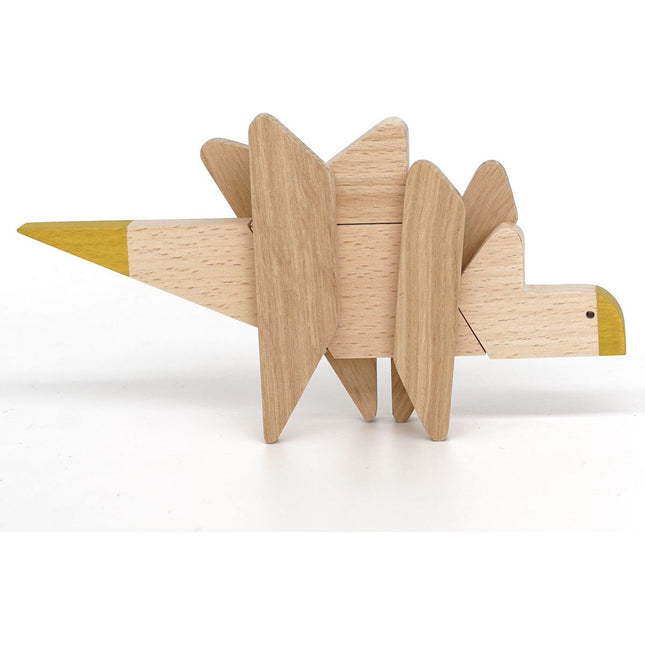 Wooden Magnetic - Stegosaurus Puzzle Toy - Sensory Circle