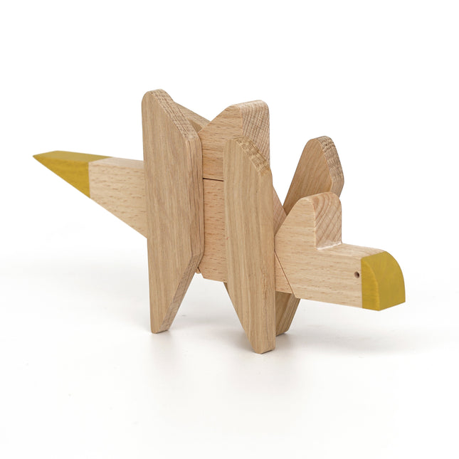Wooden Magnetic - Stegosaurus Puzzle Toy - Sensory Circle