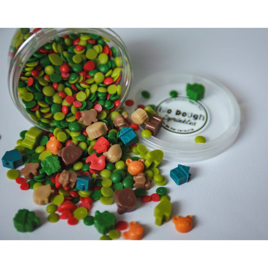 Bio DoUgh Sprinkles — Magical Forest - All Natural, Eco-Friendly, Kids Dough Sprinkles for Sensory Play