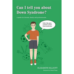 Cover of "Can I tell you about Down Syndrome?: A guide for friends, family and professionals" showing a boy named David.