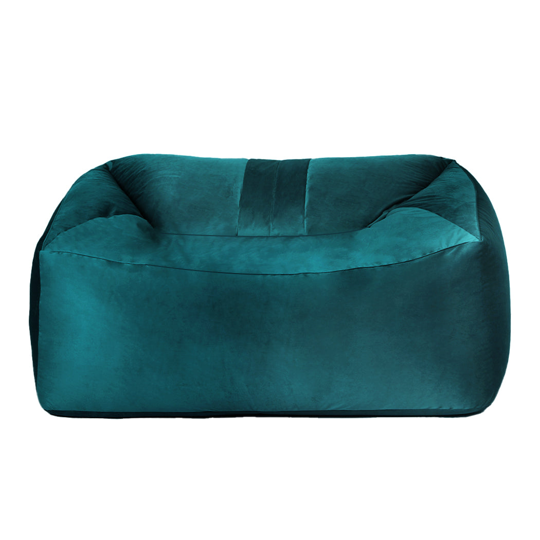 Marlow Bean Bag Chair Cover Soft Velevt Home Game Seat Lazy Sofa 145cm Length - Sensory Circle