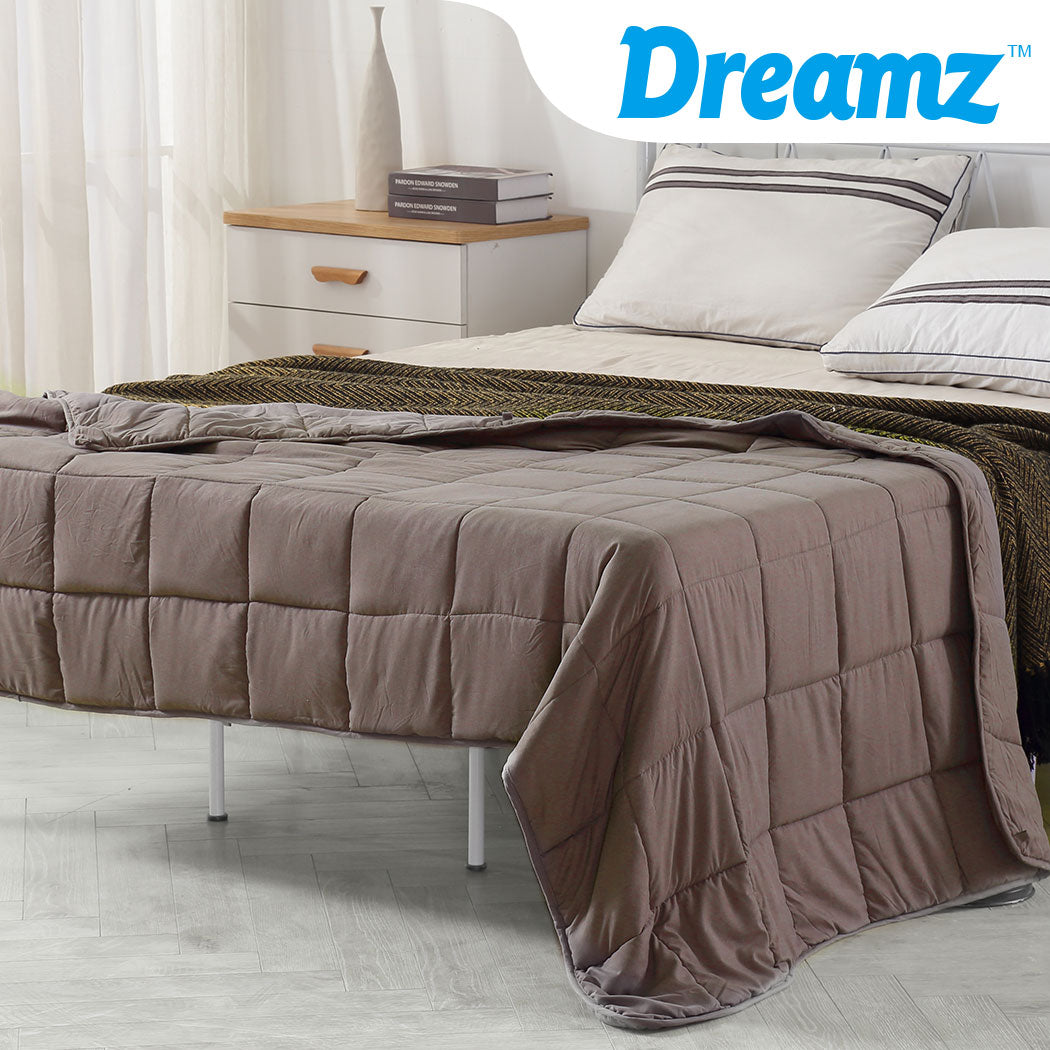 DreamZ Weighted Blanket Heavy Gravity Deep Relax 7KG Adult Double Mink - Sensory Circle