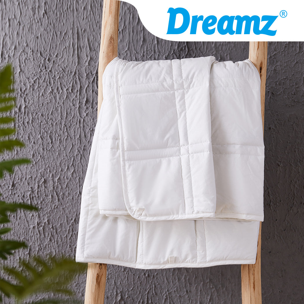 DreamZ Weighted Blanket Summer Cotton Heavy Gravity Adults Deep Relax Relief 5KG - Sensory Circle