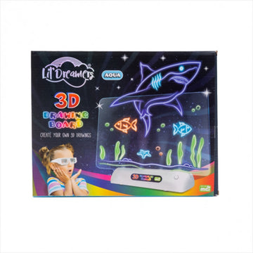 Lil Dreamers Aqua World's Sea Animals 3D Illuminate Drawing Board - Sensory Circle