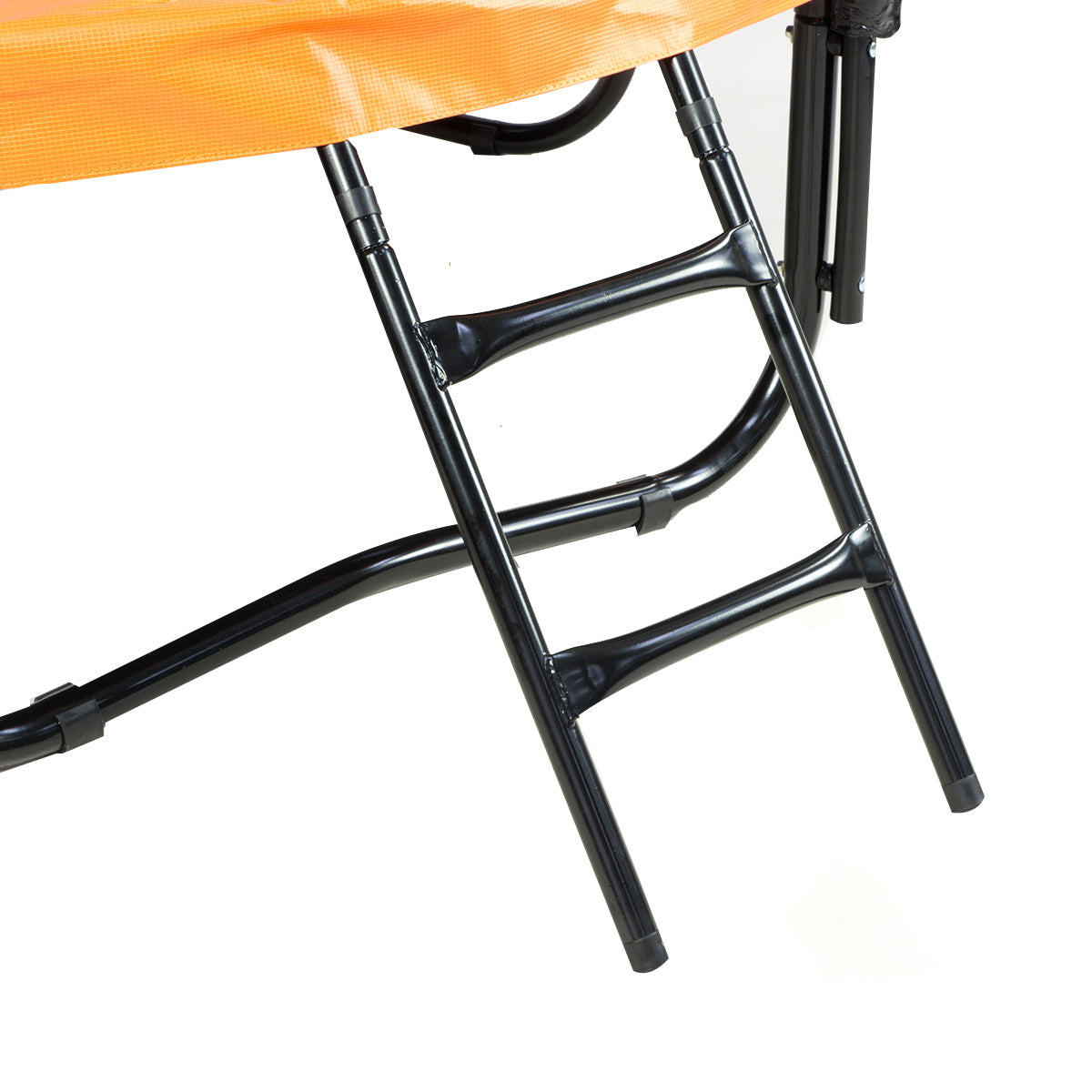 Kahuna 16ft Outdoor Trampoline Kids Children With Safety Enclosure Pad Mat Ladder Basketball Hoop Set - Orange - Sensory Circle