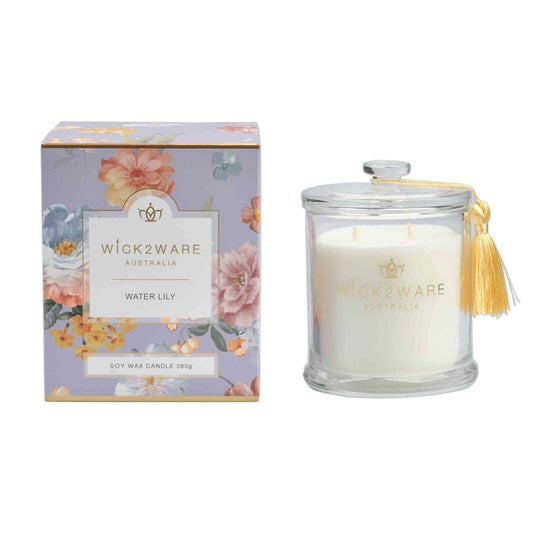 Wick2Ware Australia Scented Candle Water Lily 380g/14.1 OZ