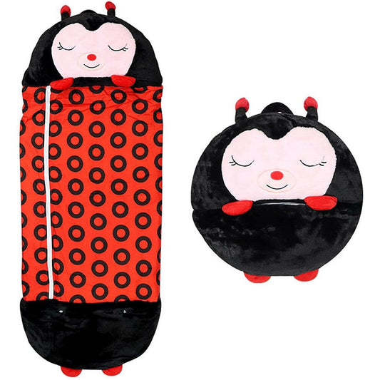 Kids Sleeping Bag Happy Children Toy Plush Lady Bug Large